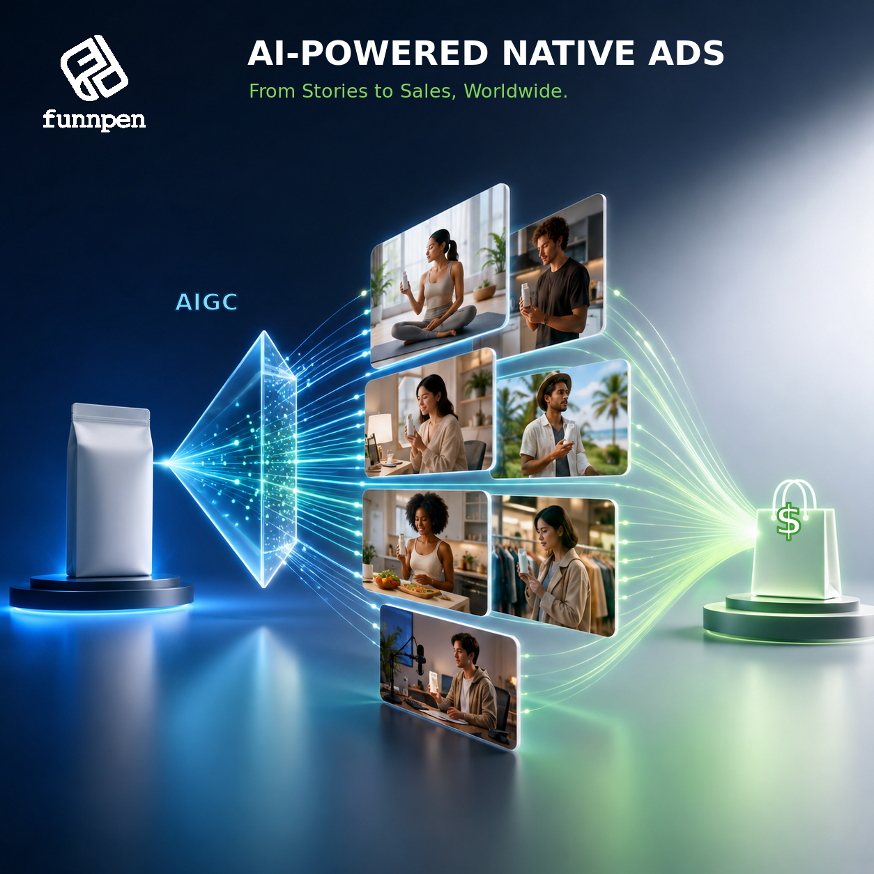 Funnpen 翻篇｜AI 業配帶貨出海