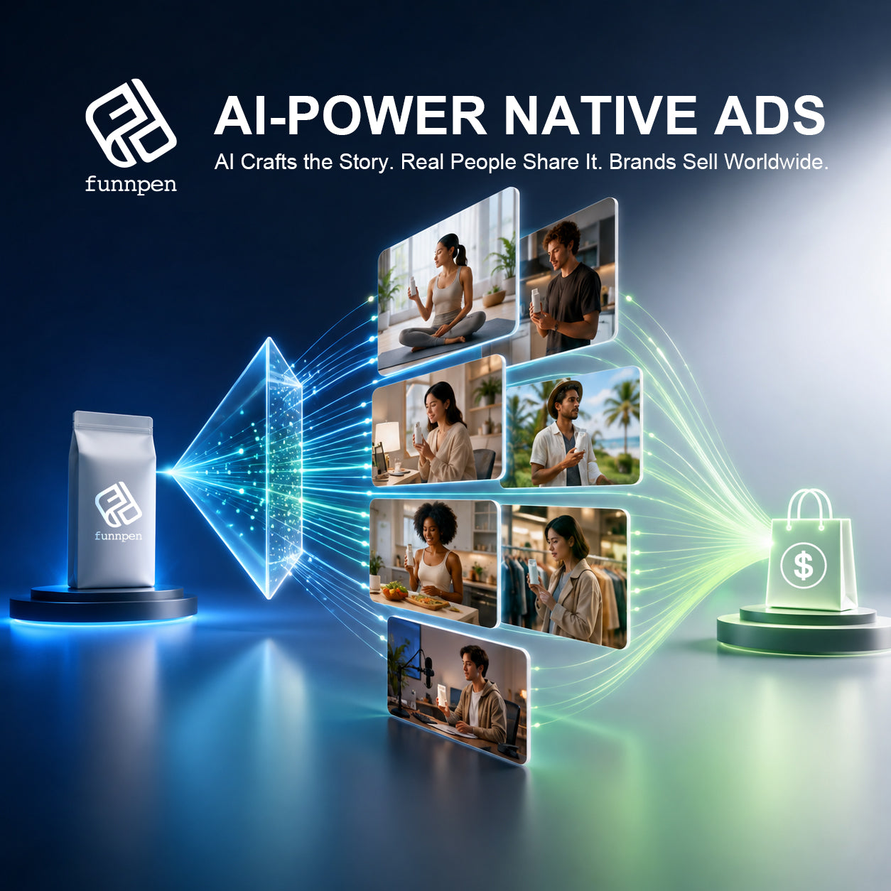 Funnpen 翻篇｜AI 業配帶貨出海